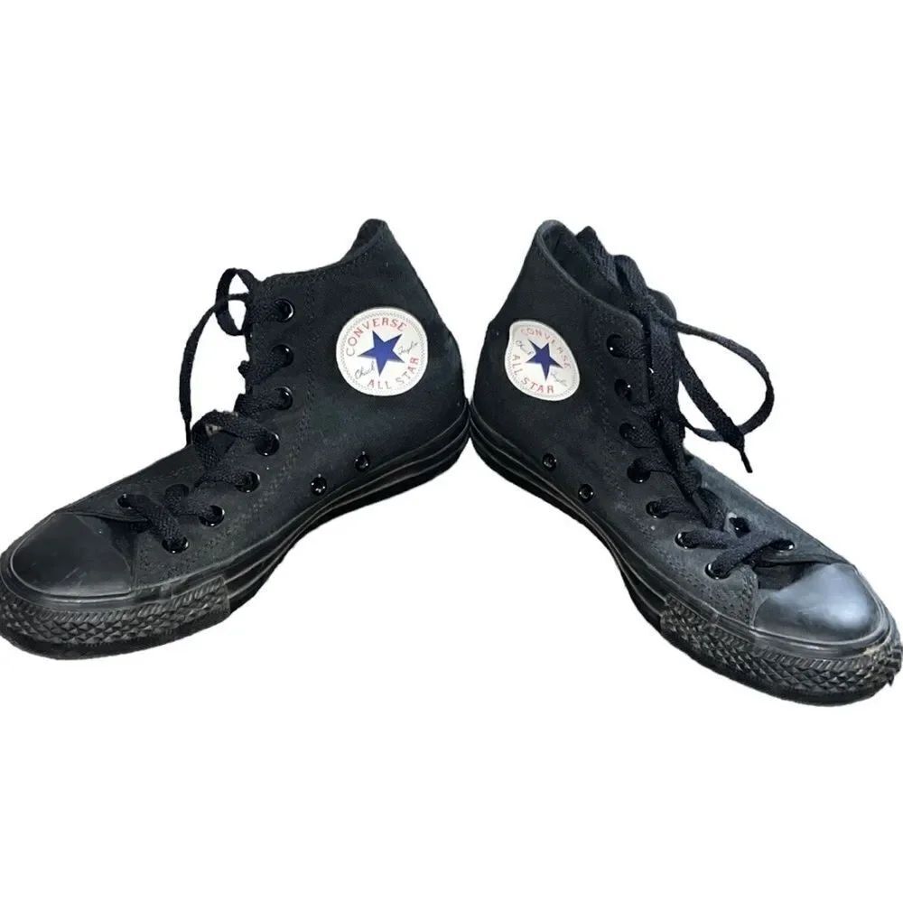 ✨ Chuck Taylor All Star Hi Black Monochrome✨